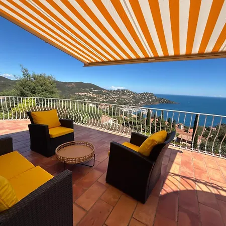 Villa Provençale Vue Mer&piscine Privée Saint-Raphaël