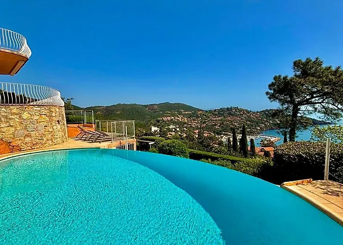 Villa Provençale Vue Mer&piscine Privée Saint-Raphaël