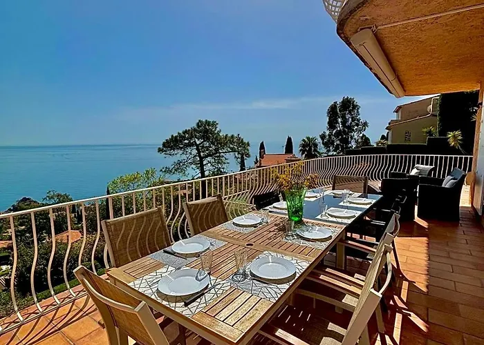 Villa Provençale Vue Mer&piscine Privée Saint-Raphaël