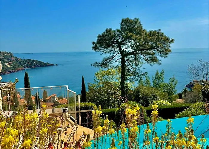 Provençale Vue Mer&piscine Privée Saint-Raphaël